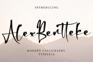 Alex Bentteke: A Unique Script Font