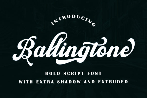 Ballingtone: A Nostalgic Script Font