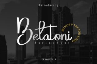 Belatoni: A Script Font for Creative Marketing