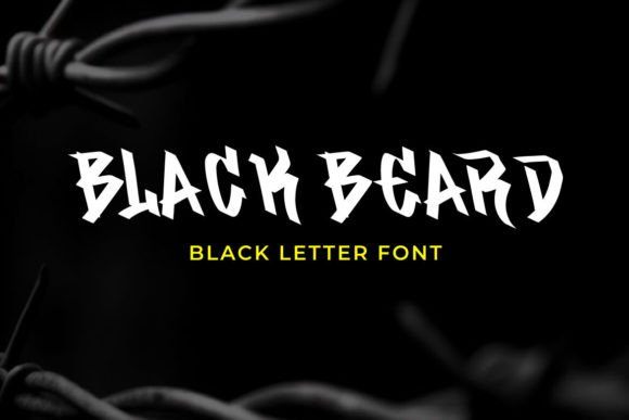 Black Beard Font for Web Design
