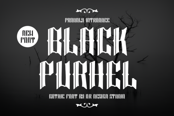Black Purhel: A Gothic Font for Business Style