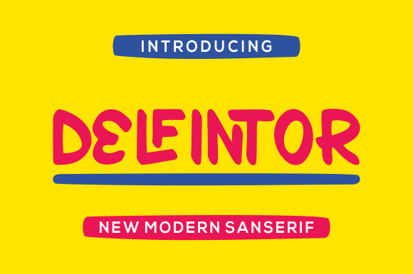 Delfintor: A Bold Font for Business