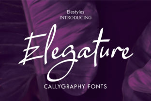 Elegature: A Script Font for Modern Design