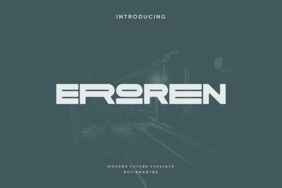 Eroren: A Bold Display Font for Web Design