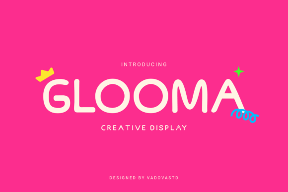Glooma Font: Cheerful Design for Editorial Projects