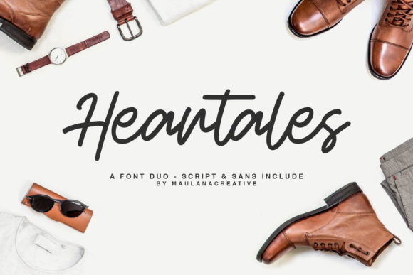 Heartales: A Script Font for Business Branding