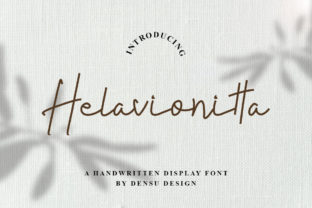Helavionitta: A Classy Script Font