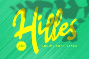 Hilles: A Fresh Script Font