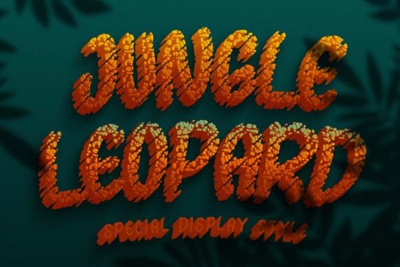 Jungle Leopard Font