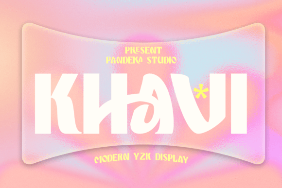 Khavi: A Y2K-Inspired Sans Serif Font