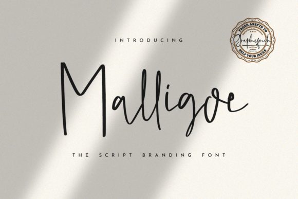 Malligoe: A Script Font for Editorial Elegance