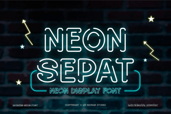 Neon Sepat: A Bold Display Typeface