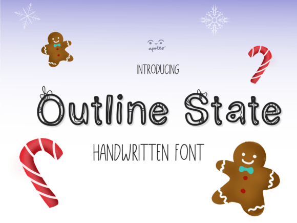 Outline State Font: A Quirky Display Typeface for Memorable Marketing