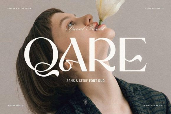 Qare: A Serif Font for Polished Branding