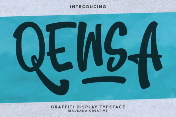 Qewsa: A Quirky Display Font