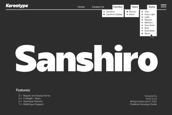 Sanshiro: A Typeface That Powers Clear, Strong Campaigns