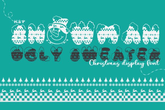 Snowman Ugly Sweater Font Review: Festive Flair for Holiday Branding
