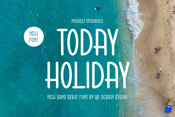 Today Holiday Font for Editorial Design