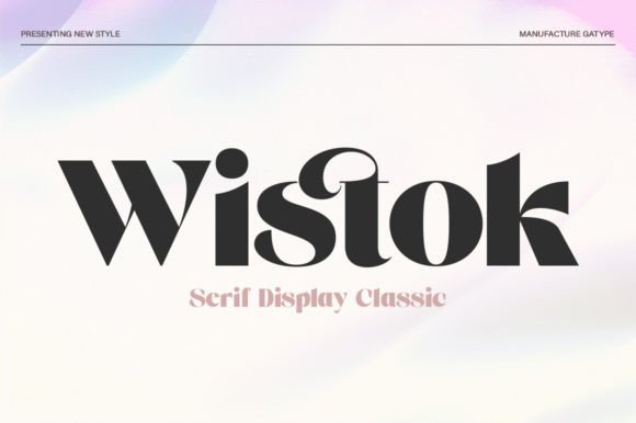 Wistok: A Stylish Serif Font for Web Design
