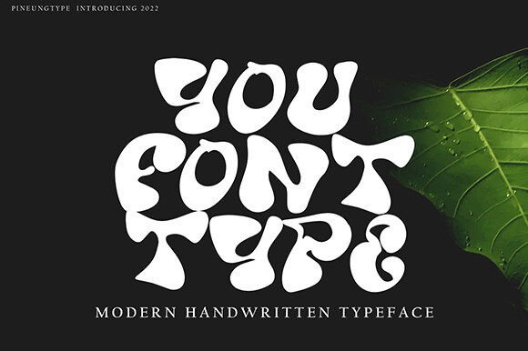 You Fontype: A Playful Font for Polished Branding